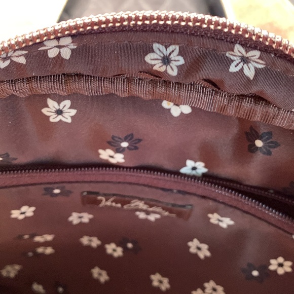 Lot of 2 VERA BRADLEY QUILTED BAGS BROWN & BLACK - Picture 5 of 7